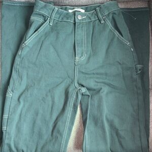NWOT Pacsun Ocean Green 90’s Boyfriend Carpenter Pants